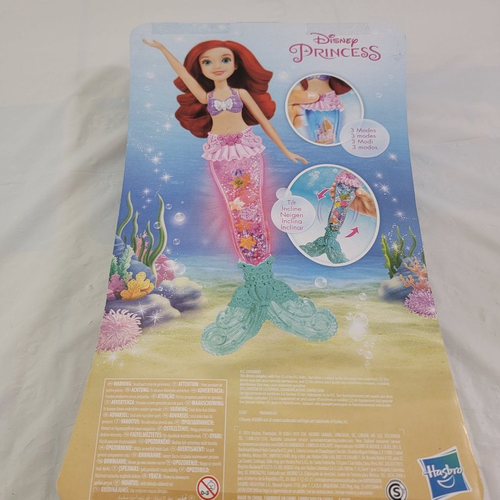 Disney Princess Glitter ‘N’ Glow ARIEL Doll - Hasbro Disney Princess Doll - Picture 16 of 16
